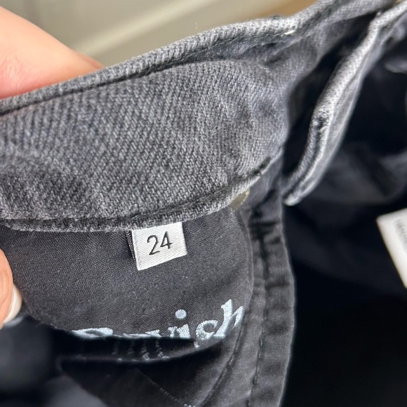 Boyish High Rise Mikey Black Jean in Moonstruck 24 - Picture 9 of 11